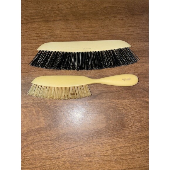 Vintage 1940s French Ivory Celluloid Vanity Dresser Set Lot Flawed. See Picture - Picture 3 of 16